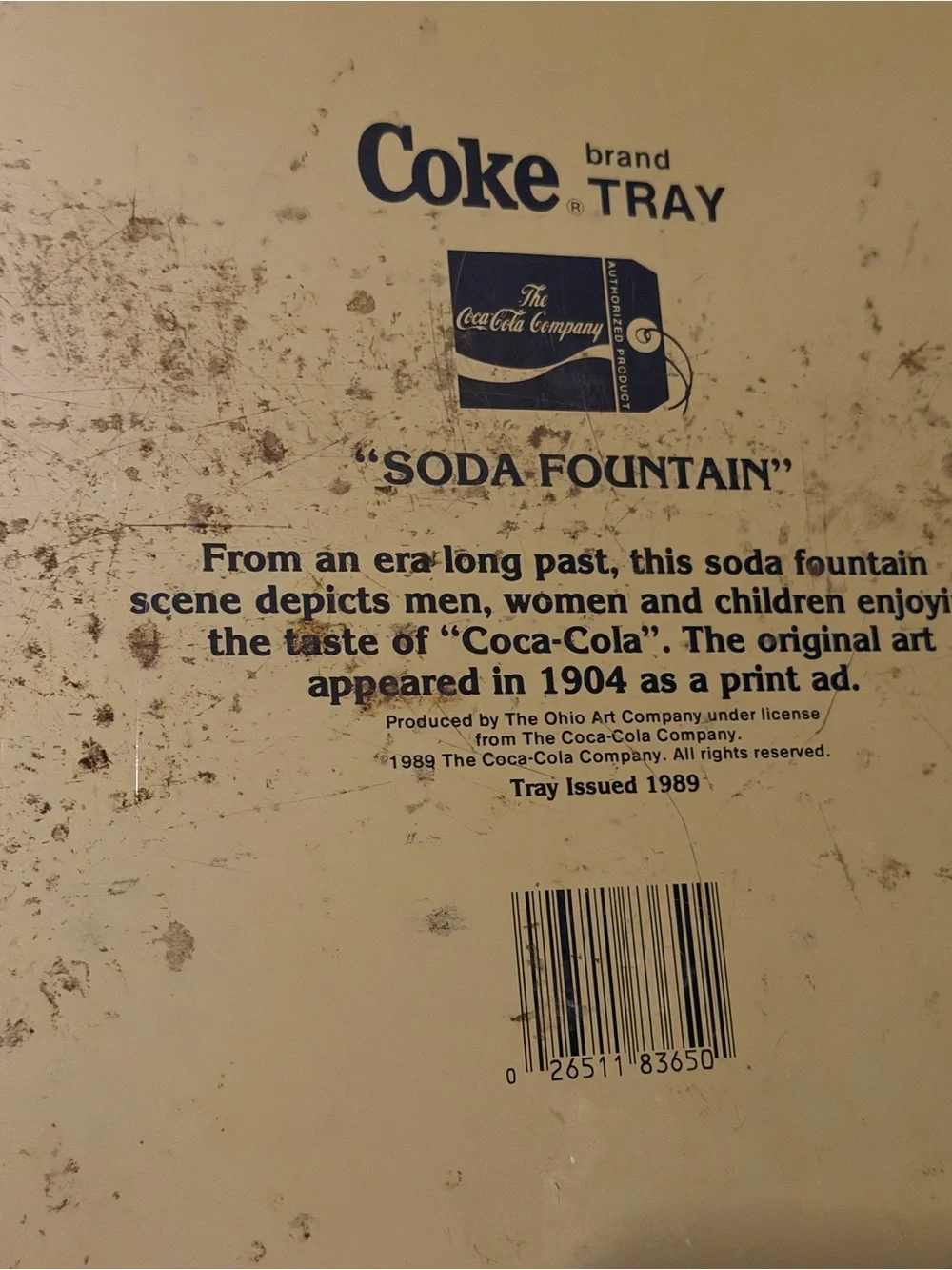Good condition vintage Coca-Cola metal Tray (OBO)
